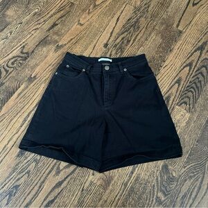 Jones New York Sport Petite Stretch Black Shorts Women’s Size 6P 98% Cotton